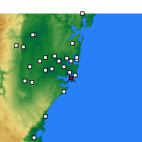 Nearby Forecast Locations - Kurnell - 图
