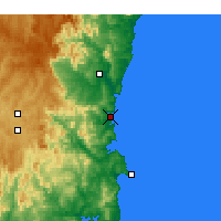 Nearby Forecast Locations - Merimbula - 图