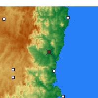 Nearby Forecast Locations - Bega - 图