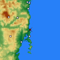 Nearby Forecast Locations - Bicheno - 图