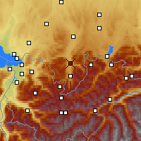 Nearby Forecast Locations - 阿爾高阿爾卑斯山脈 - 图