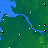 Nearby Forecast Locations - 弗赖布尔格 - 图