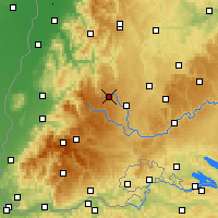Nearby Forecast Locations - 圣格奥尔根伊姆斯希瓦尔茨瓦尔德 - 图