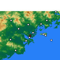 Nearby Forecast Locations - 汕头机场 - 图