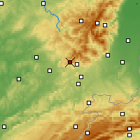 Nearby Forecast Locations - 普朗谢莱米讷 - 图
