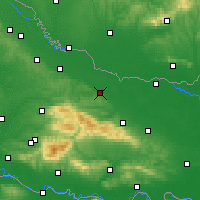 Nearby Forecast Locations - 斯拉蒂納 - 图