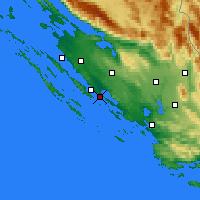 Nearby Forecast Locations - Pakoštane - 图