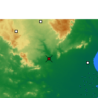 Nearby Forecast Locations - 阿南达普尔 - 图