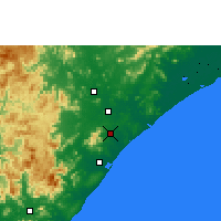 Nearby Forecast Locations - 布拉赫马普尔 - 图