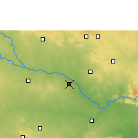 Nearby Forecast Locations - 加德瓦尔 - 图