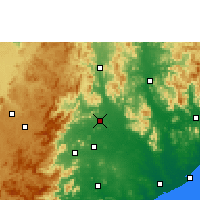 Nearby Forecast Locations - 帕尔瓦蒂普拉姆 - 图