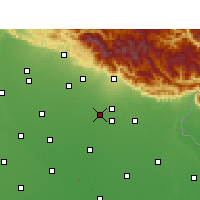 Nearby Forecast Locations - 鲁德拉普尔 - 图