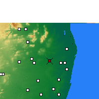 Nearby Forecast Locations - 蒂鲁瓦卢尔 - 图