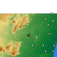 Nearby Forecast Locations - 蒂鲁瓦纳马莱 - 图
