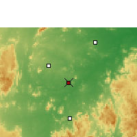 Nearby Forecast Locations - 蒂特拉加尔 - 图