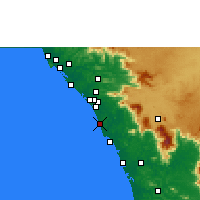 Nearby Forecast Locations - 瓦达卡拉 - 图