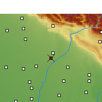 Nearby Forecast Locations - 亚穆纳讷格尔 - 图