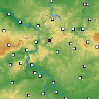 Nearby Forecast Locations - 捷克卡梅尼采 - 图
