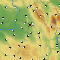 Nearby Forecast Locations - 奧爾利采河畔科斯泰萊茨 - 图