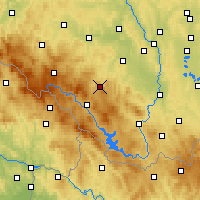 Nearby Forecast Locations - 普拉哈季采 - 图