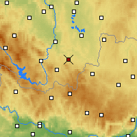 Nearby Forecast Locations - 特爾霍韋斯維尼 - 图