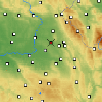 Nearby Forecast Locations - Týniště nad Orlicí - 图