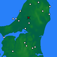 Nearby Forecast Locations - 布倫訥斯萊烏 - 图