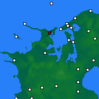 Nearby Forecast Locations - Nykøbing Sjælland - 图
