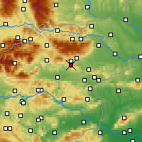 Nearby Forecast Locations - 斯洛文尼亞科尼采 - 图