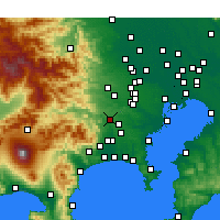 Nearby Forecast Locations - 相模原 - 图