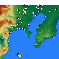 Nearby Forecast Locations - 橫須賀 - 图