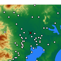 Nearby Forecast Locations - 春日部 - 图