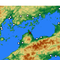 Nearby Forecast Locations - 今治 - 图