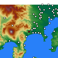 Nearby Forecast Locations - 秦野 - 图