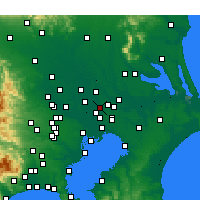 Nearby Forecast Locations - 流山 - 图