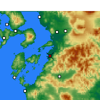 Nearby Forecast Locations - 八代 - 图