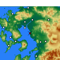 Nearby Forecast Locations - 大牟田 - 图