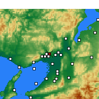 Nearby Forecast Locations - 箕面 - 图