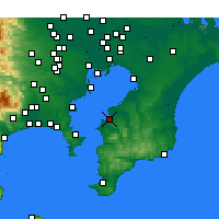 Nearby Forecast Locations - 木更津 - 图