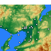 Nearby Forecast Locations - 池田 - 图