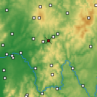 Nearby Forecast Locations - 巴德索登-萨尔明斯特尔 - 图