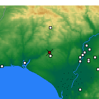 Nearby Forecast Locations - 拉帕尔马德尔孔达多 - 图