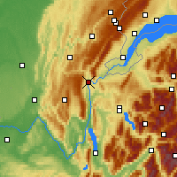 Nearby Forecast Locations - 瓦尔瑟里恩河畔贝勒加尔德 - 图