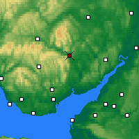Nearby Forecast Locations - 阿伯加文尼 - 图