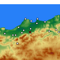 Nearby Forecast Locations - Bougara - 图