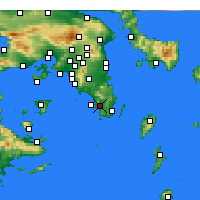 Nearby Forecast Locations - Anavyssos - 图