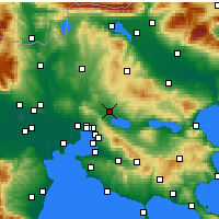Nearby Forecast Locations - Lagkadas - 图