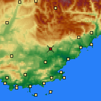 Nearby Forecast Locations - 德拉吉尼昂 - 图