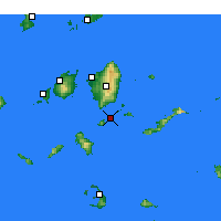 Nearby Forecast Locations - 斯希努薩島 - 图