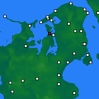 Nearby Forecast Locations - Jægerspris - 图